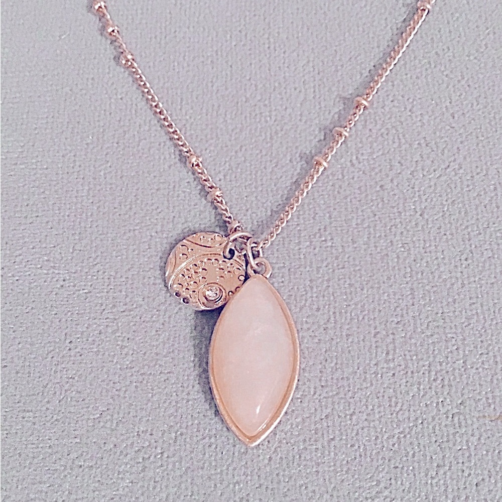 Rose Gold Tone Necklace - Picture 3 of 5